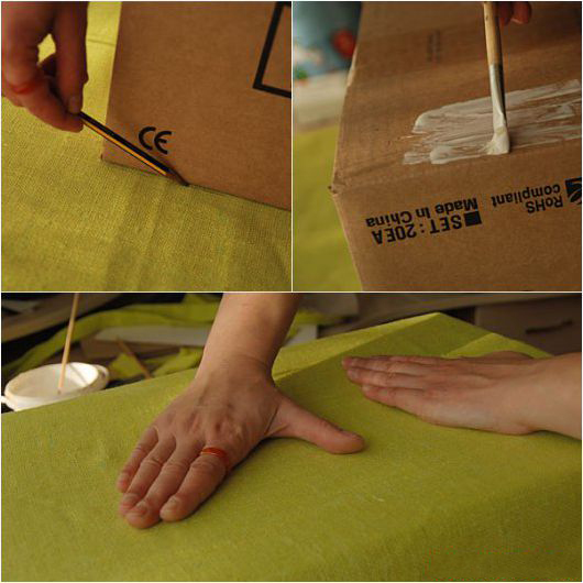 Tận dụng thùng carton làm hộp đồ độc đáo, đẹp mắt