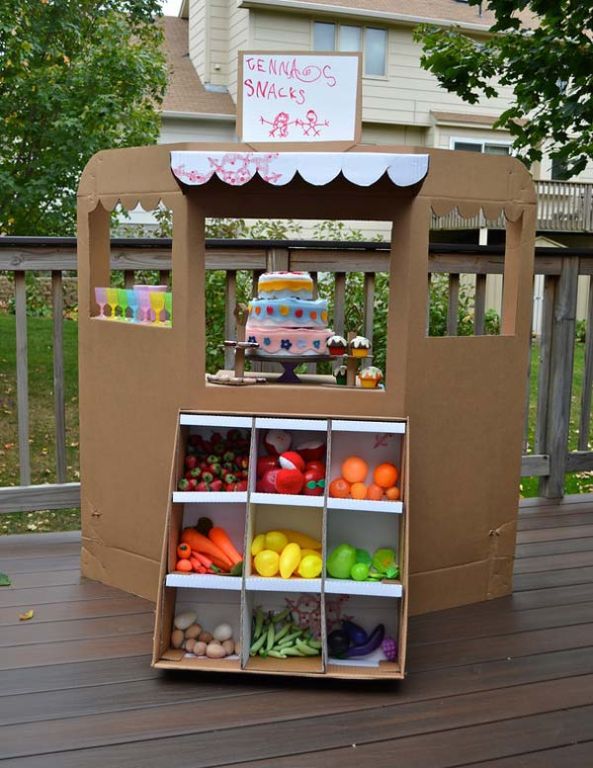 Xây dựng thiên đường đồ chơi cho trẻ bằng thùng carton