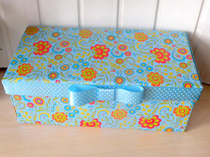 Biến thùng carton thành hộp quà xinh xắn