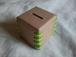 Làm ống heo sáng tạo từ thùng carton